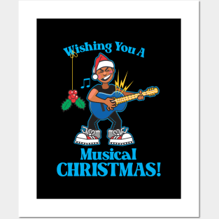 Wishing You A Musical Christmas - Holiday Posters and Art